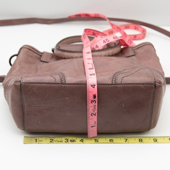 Frye Viviana Mini Tote Leather Crossbody + Handles Dusty Lilac - Picture 11 of 11